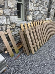 Timber fencing n