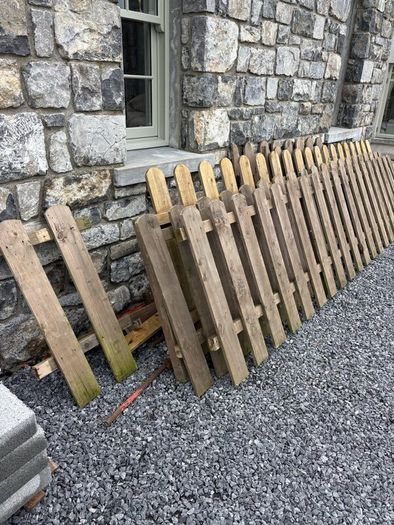 Timber fencing n