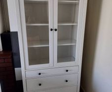 Hemnes glass cabinet