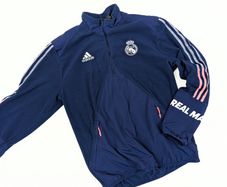Real Madrid adidas Football Sweatshirt 2020 / 21 (M) [Very Good] Half Zip Jumper