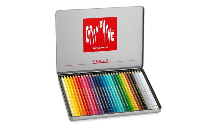 Caran dAche Pablo Colour Pencils (30 in a Metal Box)