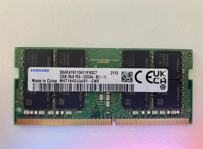 Samsung 32gb Ddr4 2666 Mhz So-dimm