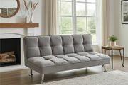 Silver Grey 3Seater Sofa Bed.