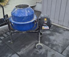 Hyundai 220w 63l Electric 230v Cement Concrete Mixer