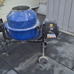 Hyundai 220w 63l Electric 230v Cement Concrete Mixer