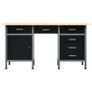 Workbench Black 160x60x85 cm Steel Image 4