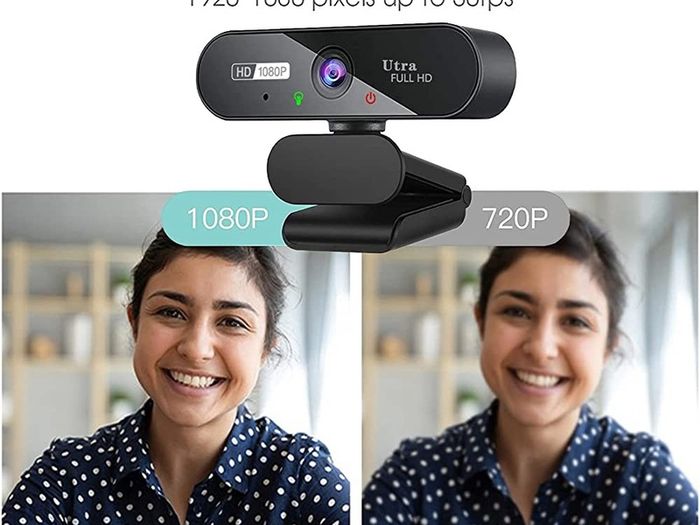1080P Pro HD Webcam with Stereo Microphone, 110 Degree Wide Angle, Privacy Cover, Tripod, for Conferencing, Live Streaming (FREE SHIPPING)