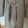 Calvin Klein beige woolen ladies midi length coat size UK16 EU44 Perfect condition Image 7
