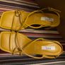 Yellow strappy sandals Image 2