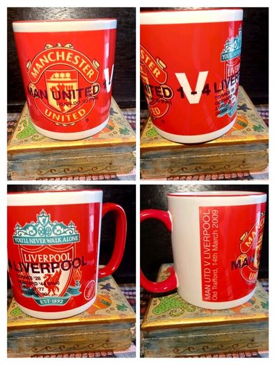 Man United V. Liverpool. 2009 Mug