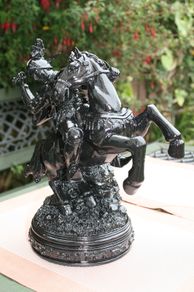 Vintage Heavy Figure Statue Sculpture 32cm