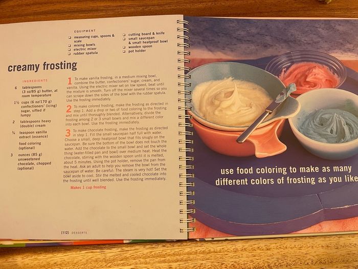 kids cookbook