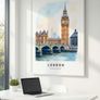 London Wall art print, Travel Art Poster Image 10