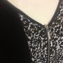 Nina Leonard black leopard print blouse (4XL) Image 3