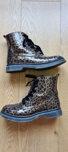 Ankle Boots in Leopard Print