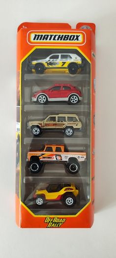 Matchbox various 5-packs, new.
