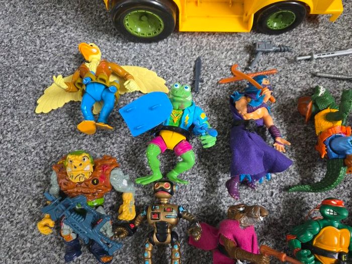 Teenage mutant teenage turtles 1980s vintage toys