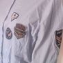 Zara Basic Collection blue army style ladies shirt size M UK10 EU38 Postage included Image 2
