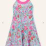 Monsoon Blue halter neck tassel dress Age 3-4 BNWT Image 2