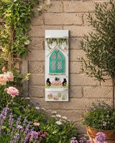 Whimsical hobbit/fairy door shelf unit