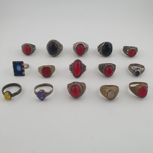 Traditional Brass Old World Treasure Rings 15  Jewellery Pieces