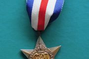 Original WW11 France and Germany Star and Ribbon