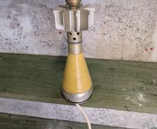 Vintage mortar round lamp base