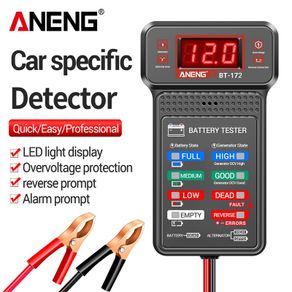 12V Multifunctional Battery Testers LED Reverse Display Screen Auto Repair Industry Electrician Tester Tools