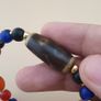 Vintage 4 Eyes Tibetan Agate & Venetian MultiColor WhiteHeart Beads bracelet Image 10