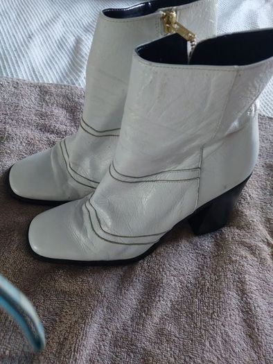 River Island White Boots