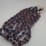 Antique Venetian Style Blue Trade Glass Beads Necklace Strands Image 6