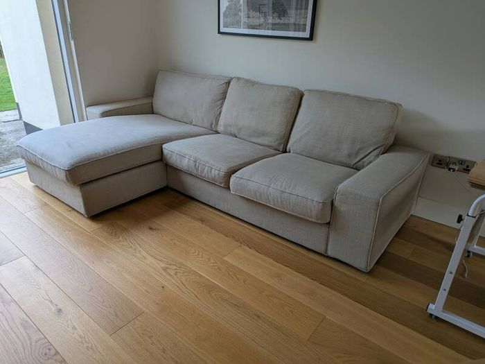 IKEA Kivik 3-seater sofa with chaise longue