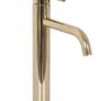 Belinda Gold Edge countertop washbasin + Lungo faucet + Rea plug Image 2