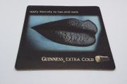 Guinness Extra Cold : Apply Liberally To Lips and Neck - Beer Mat/Coaster