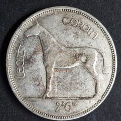 Ireland 1930 Silver Half Crown coin.