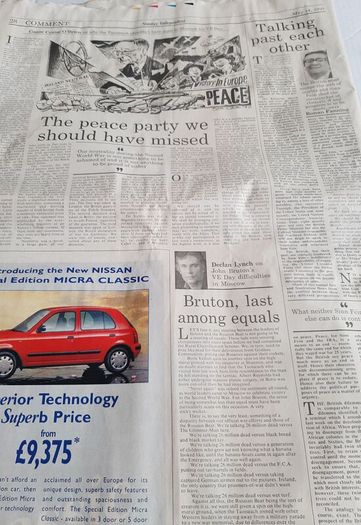 Vintage Sunday Independent 1995