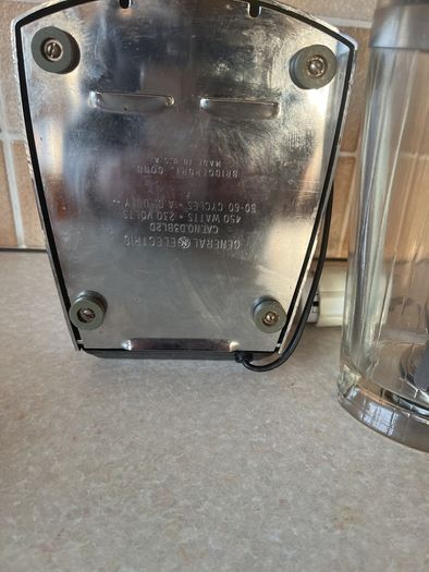 Vintage 1960's General Electric Glass jug blender