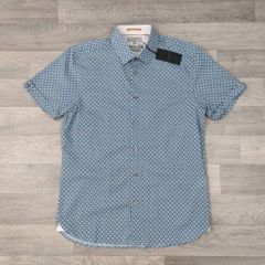 Ted Baker Short Sleeve Shirt Mens Medium Slim Fit