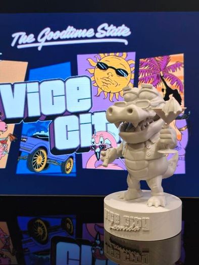 3D Printed GTA VI (6) Gator From Collector's Edition