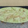 1970s Brass Framed Onyx Effect Tables Image 4