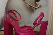 Pink High Heels Size 8