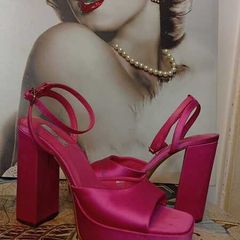 Pink High Heels Size 8