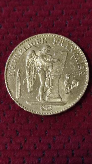 gold 20 francs 1876