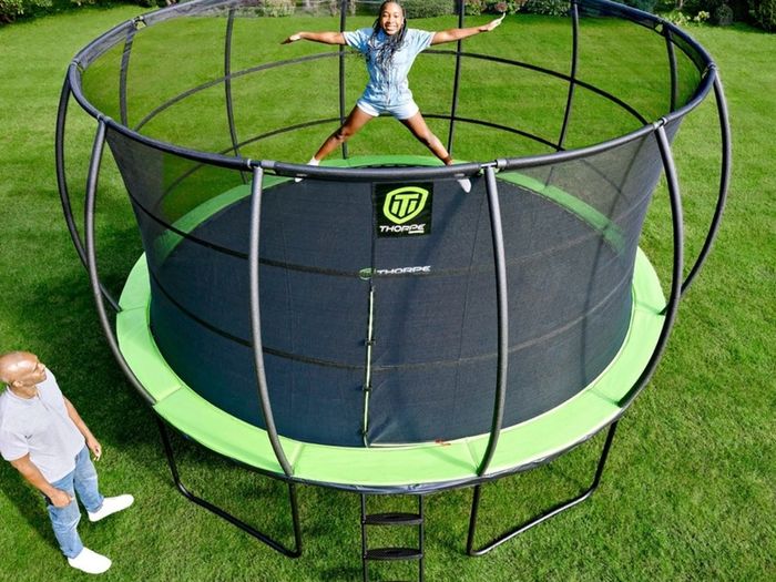 14ft Trampoline with Enclosure Net
