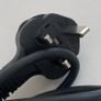 Server Power Cable, C15, IEC to UK Plug | Black Image 3