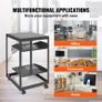 Open Frame Server Rack, 58.5-101.6cm/23-40 in Adjustable Depth, Free Standing or Wall Mount Network Server Rack Image 7