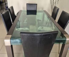 Dining table and 6 chairs