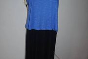 Next petites navy blue maxi dress size UK14/16 EU42/44 Postage included