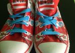 Cat in the hat converse bought in Universal studios size 3.5