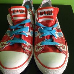 Cat in the hat converse bought in Universal studios size 3.5